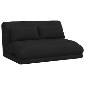 vidaXL Sill&oacute;n Ajustable Negro Terciopelo Vidaxl