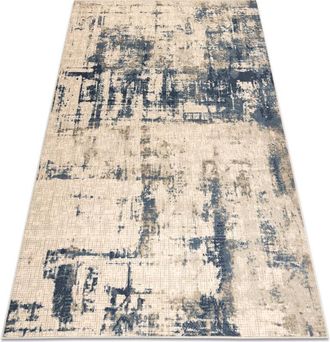 RugsX Alfombra Nain Vintage 7005/50955 Beige / Azul Oscuro Beige 80x150 Cm