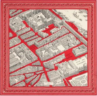 Inou&iuml; Editions Foulard Louvre - Rosso