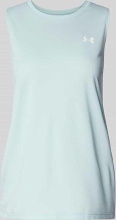 Under Armour Tanktop mit Rundhalsausschnitt und Logo in Mint, Gr&ouml;&szlig;e XL