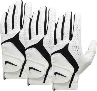 Nike Dura Feel X Golfschoenen (Verpakking van 3) (Wit/Zwart)