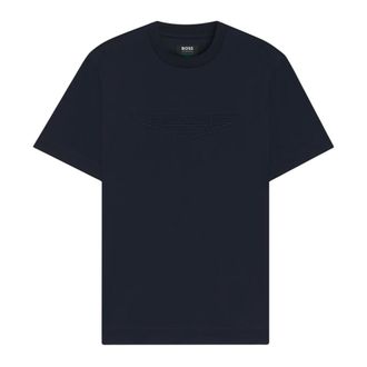 HUGO BOSS Hombre, Camisetas, Azul, Talla: S
