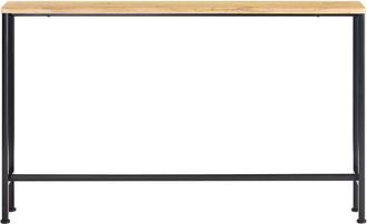 SoBuy Tavolo da Consolle Vintage Tavolo da Ingresso Tavolo per Divano salvaspazio L120P20A80 cm Naturale FSB19-L-E - Sobuy