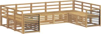 vidaXL Juegos De Sof&aacute;s Madera De Acacia S&oacute;lida Vidaxl