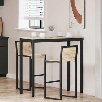vidaXL Vidaxl Tavolo Bar A Pianta Legno Ingegnerizzato Rettangolare