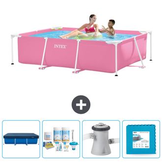 Intex Piscina Con Estructura Rectangular - 220x150x60 Cm - 7-piezas Scb2