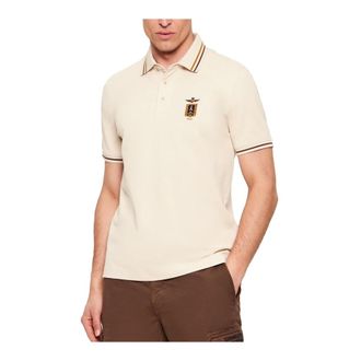 Aeronautica Frecce Tricolori Polo - Heren - Polos - Beige - 3XL - Katoen - Tops