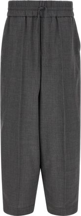 Ami Grey Relaxed Drawstring Pants