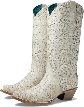 Corral Boots C4050 Womens Boots White : 10.5 B - Medium, Leather