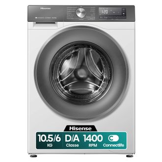 Hisense Wd3s1043bw7 Lavadora-secadora Independiente Carga Frontal Blanco