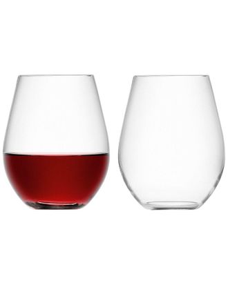 LSA International Lsa International Set Of 4 Stemless Red Wine Glass 18Oz