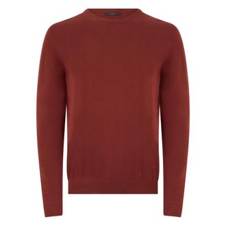 Slowear Round-neck Knitwear, male, Red, Size: XL Cotton Sweater