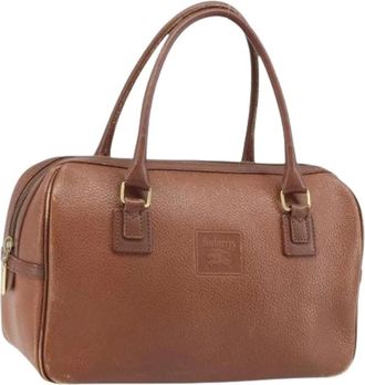 Burberry Pre-owned Handbags, female, Brown, Size: ONE SIZE Pre-owned Hand Bag