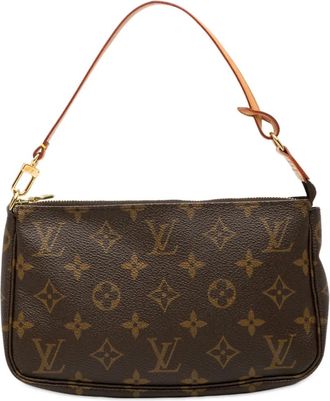Louis Vuitton Borsa a spalla Pochette Accessoires con monogramma 2000 - Marrone