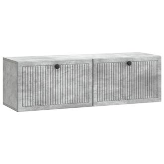 vidaXL Mueble Para Tv De Pared Gris Hormig&oacute;n 98 X 31 X 30 Cm Vidaxl
