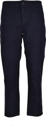 Department Five Tailored Midnight Blue Pants with Classic Detailing