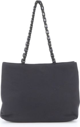 Ferragamo Black Shoulder Bag Tote Bag (Pre-Owned)