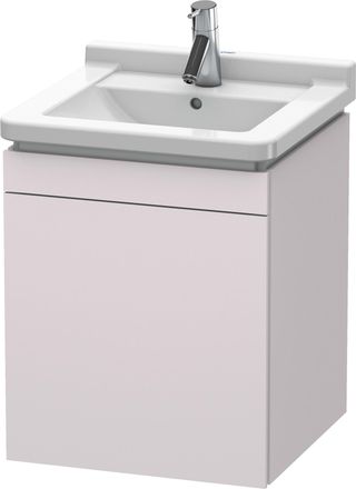 Duravit Duravit L-cube Mueble De Pared, 1 Puerta, Con Bisagra A La Derecha, 460mm, Para Starck 3 030348, Color: Blanco Lila Seda Laca Mate - Lc6168r8787