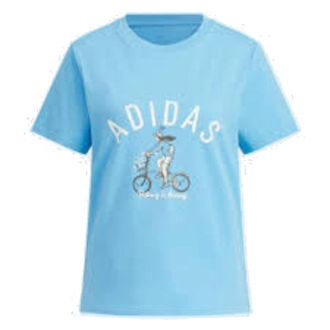 adidas (WMNS) adidas Original T-Shirt Asia Sizing Blue JN7771