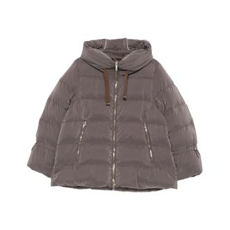 Moorer Down Jackets, female, Brown, Size: XS Stylish Outerwear Gadia-Os Cacao