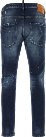 Dsquared2 Mens Skater Jean Navyblue Mixed Fibres