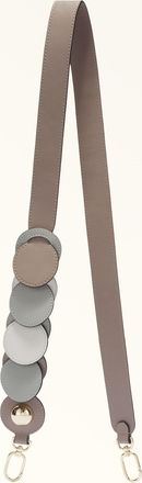 Furla Sfera Tracolla Toni Mauve Grigio Pelle Di Vitello Morbida Roma Color-block Donna