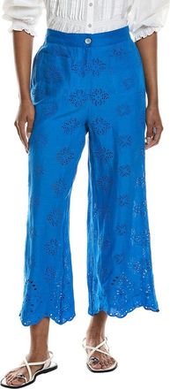 Johnny Was Delores Wide Leg Linen Pant