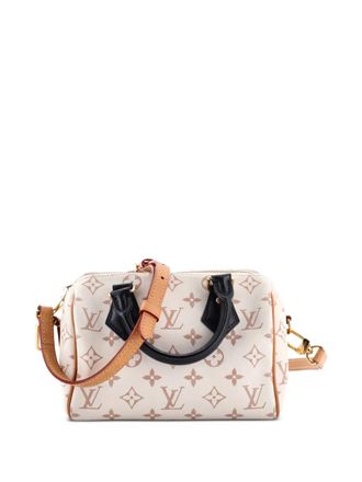 Louis Vuitton Speedy Bandouliere Bag Monogram Dune Canvas 20 crossbody bag - Neutrals