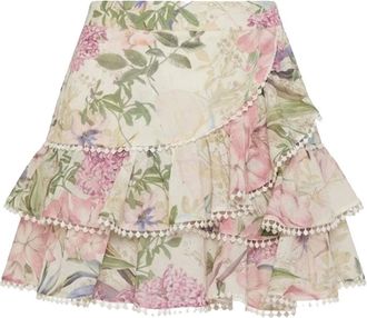 Charo Ruiz Ibiza Rokken, Dames, Veelkleurig, M, Katoen, Fera Mini Rok