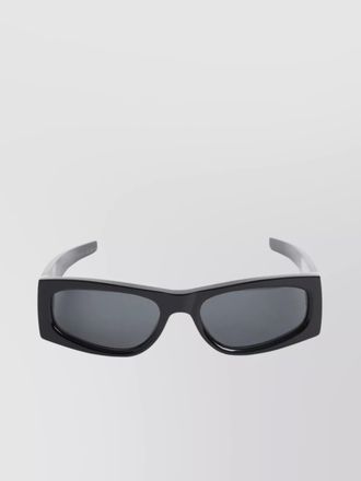 Saint Laurent bold rectangular sunglasses thick temples