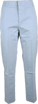 Dondup Nima Broeken - Dames - Chinos - Grijs - W31 - Katoen - Broeken