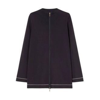 Marina Rinaldi Dames, Truien, Blauw, Maat: S Viscose