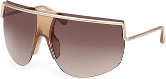 Max Mara MM0050 32F Womens Sunglasses Gold Size 70