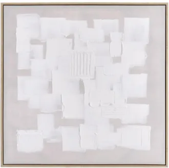 Decorspace Quadro Texture Dipinto A Mano Su Tela, Cornice In Mdf