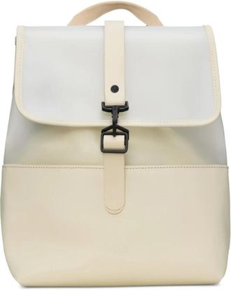 Rains Split Bucket Rugzak - unisex - Rugzakken - Beige - ONE Size - Polyester - Tassen