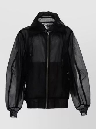 Rick Owens long sleeve top elastic cuffs hem