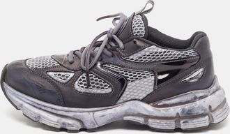 Axel Arigato Grey/blue Mesh And Leather Marathon R Trail Sneakers