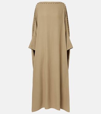 Taller Marmo Caftano Mila in cr&ecirc;pe