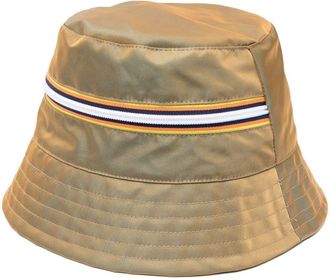 K-Way zip-detail bucket hat - women - Polyamide/Polyamide/Polyester - 59 - Gold