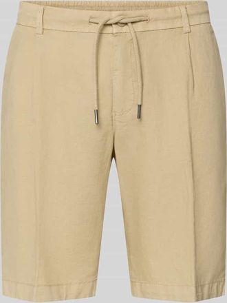 Bugatti Bermudas mit Eingrifftaschen in Beige, Gr&ouml;&szlig;e 48