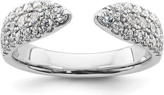 Diamond2Deal 14k Gold Lab Grown Diamond Wedding Band Ring 3/4Ct Clarity- VS Color- D-E
