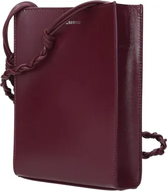 Jil Sander Leather Crossbody Bag - Purple