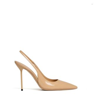 PARIS TEXAS Pumps, female, Yellow, Size: 8 1/2 US Slingback dalla punta allungata