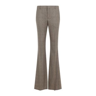 Saint Laurent Price De Galles Pantalon - Dames - Broeken - Veelkleurig - Maat: S Zijde