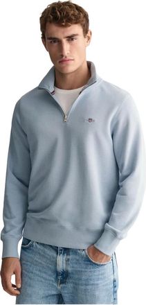 GANT Heren, Sweatshirts & Hoodies, Blauw, Maat: 2XL Katoen