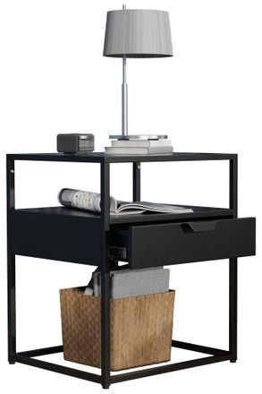 ebuy24 Mesa De Noche De Metal Flokas M 55x45x40 - Vcm