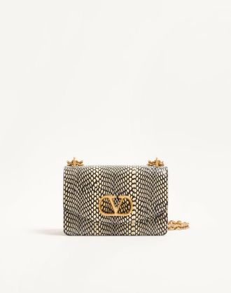 Valentino Garavani Valentino Garavani Vain shoulder bag in Elaphe leather with cobra print Wo