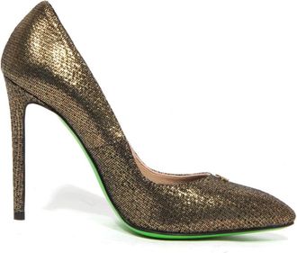 La Martina Stijlvolle Italiaanse schoenen Miraval Platino - Dames - Pumps - Geel - 40 EU - Schoenen