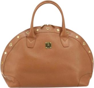 MCM Pre-owned Handbags, female, Brown, Size: ONE SIZE Pre-owned Vintage Handbag