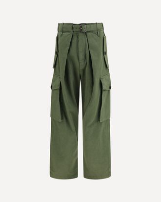 Loewe Cotton Cargo Pants Male 48